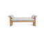 Katelyn White Oak Bench