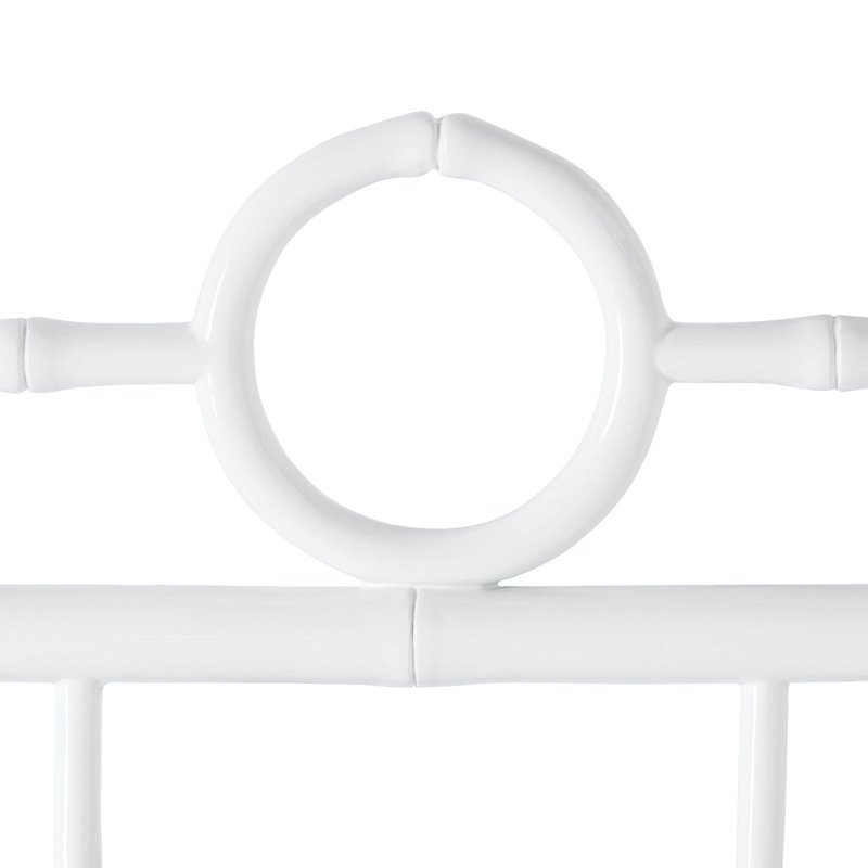 Chloe Rectangle Wall Mirror, White