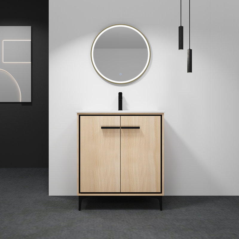 Base de meuble-lavabo 30 po avec lavabo