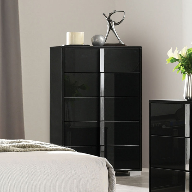 Mobilier de chambre à coucher 1pc, Noir