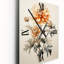 Horloge murale moderne Lugenia - Dahlia-168192119