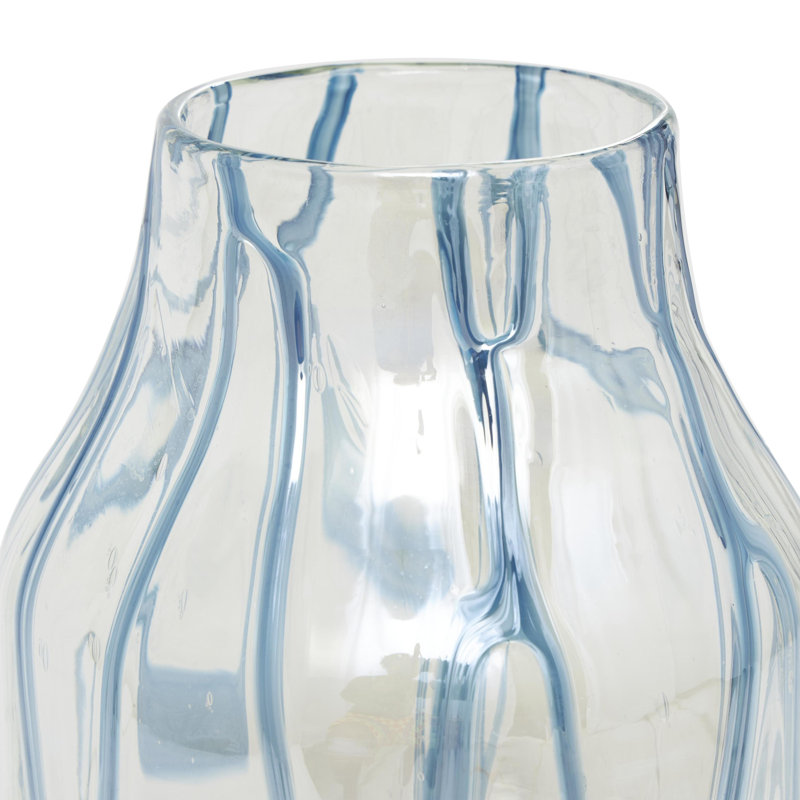 Vase de table Fahey, H 16,75 po x l 7,4 po x P 7,4 po