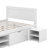 Full Size Platform Bed With Drawer-870112050