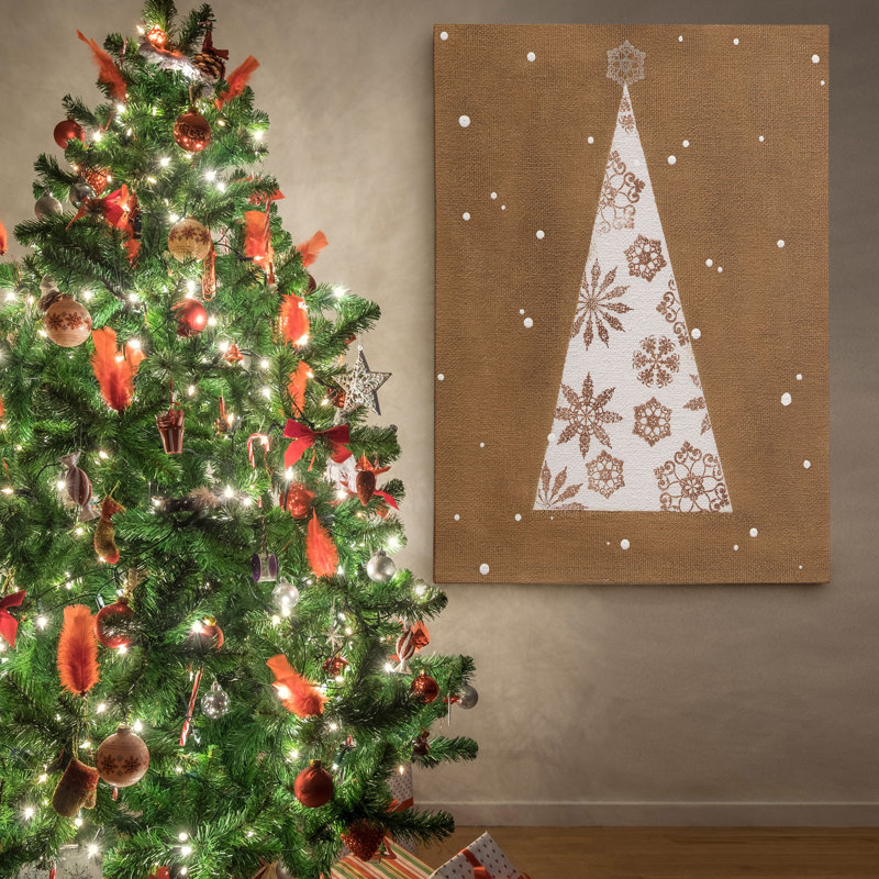 «Plaza Tree» par Carol Robinson - reproduction sur toile, H 30 po x l 40 po x P 1,5 po