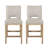 27 Inch Counter Stools, Set of 2,Fabric