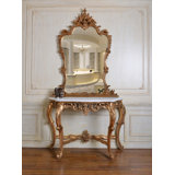 52'' Marble Top Console Table