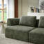 3 places compressées avec chenille, sans assemblage, peu encombrant pour les espaces de vie, tissu en chenille surdimensionné à ressorts ensachés, fermeture à glissière facile d'entretien, utilisation confortable à long terme-1404153906