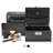 Dakota Fields Stash Box With Rolling Tray, Smell Proof Large Bamboo Storage Box With Lock, Decorative Box Set Includes Glass Jars & Grinder-808641164