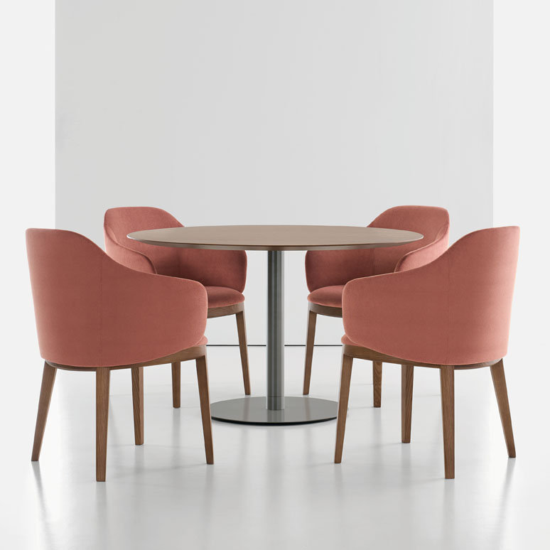Prelude Upholstered Arm Chair, Ash 870, Vella Peppercorn