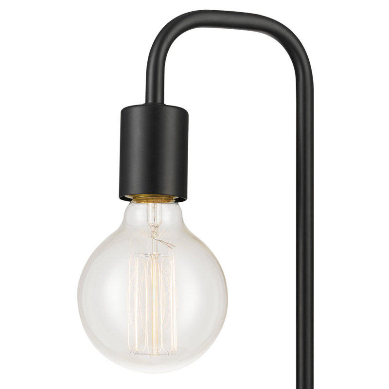 Lampe arquée 18 po Kazutaka, Noir