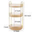 Ashelman Acrylic 3 Compartment Makeup Organiser-411933004