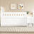 Wooden Full Size Bed With LED Light, Storage Drawers-127894813