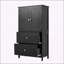 Armoire de salle de bain polyvalente avec tablettes réglables et plusieurs options de rangement-545355746
