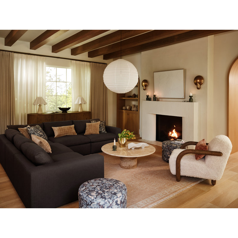 Risco Armchair, Andes Toast Polyester, Burnt Birch, Burnt Birch