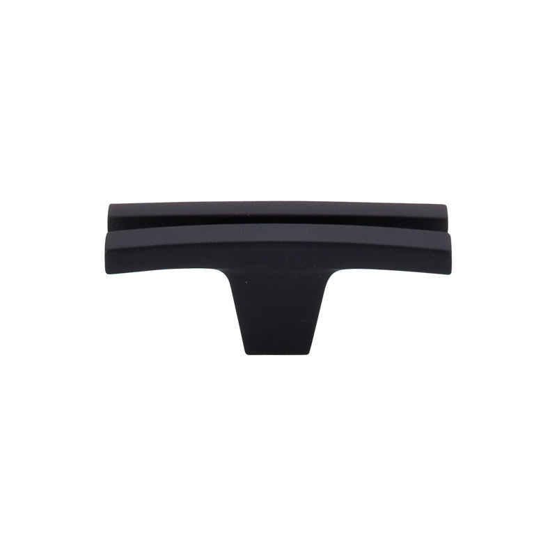 Flared 2 5/8" Length Geometric Knob, Black