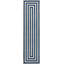 Tapis bleu marine / ivoire Isibeal-1621524162