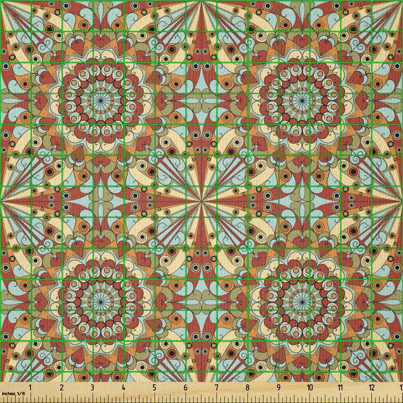 Imprimé floral Ambesonne, l 36" x L 72"