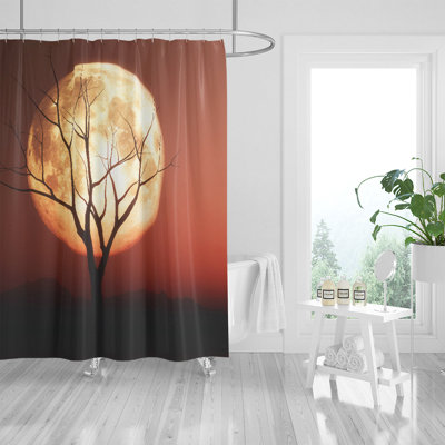 Rideau de douche simple Hudock