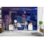 Papier peint New York City Night Skyline-1525652751