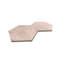 Marbre hexagonal, marbre naturel, pour mur, finition texturée en bois franc, marbre cannelé 3D, pierre naturelle, marbre véritable, marbre véritable, 1 boîte de 12 pièces