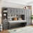 Murphy Bed Wall Bed With Wardrobe, Cabinet And Desk-569523369