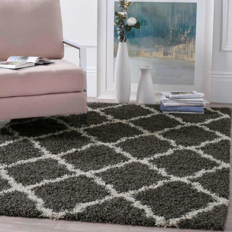 Tapis gris Alonnah, Rectangle 6 pi x 9 pi