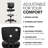 Volt Series Mid-Back Genuine Leather Drafting Chair-15048480