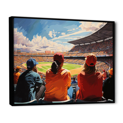 «Stadium Echoing Ovation I», reproduction sur toile