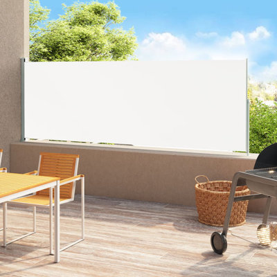 Dakota Fields 5cm W Cream Cover Retractable Side Awning