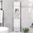 Multi-Functional Corner Cabinet Tall Bathroom Storage Cabinet With Two Doors And Adjustable Shelves, Open Shelf-103547636