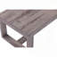 Table de bout contemporaine à double piédestal - plateau carré, fabrication robuste