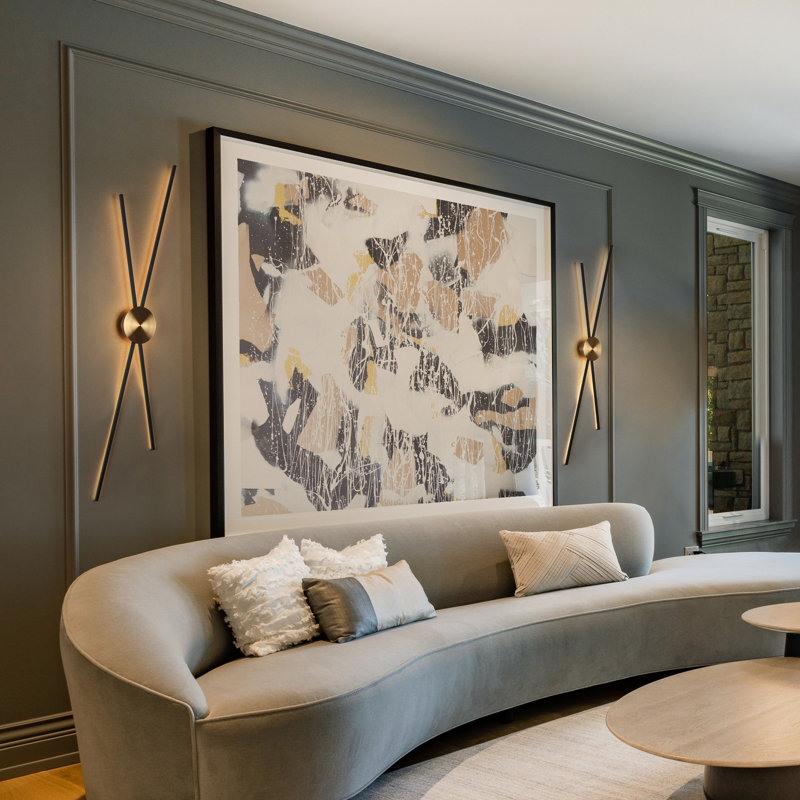 Large 60" H LED Wallchiere