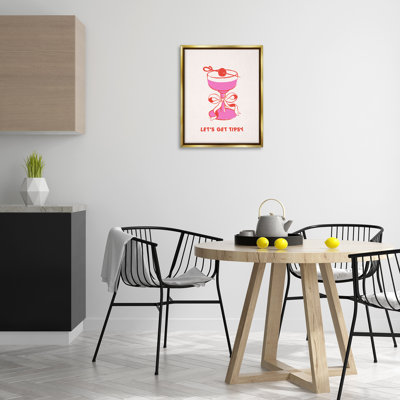 Let's Get Tipy avec cadre flottant en verre, design par House of Lulu