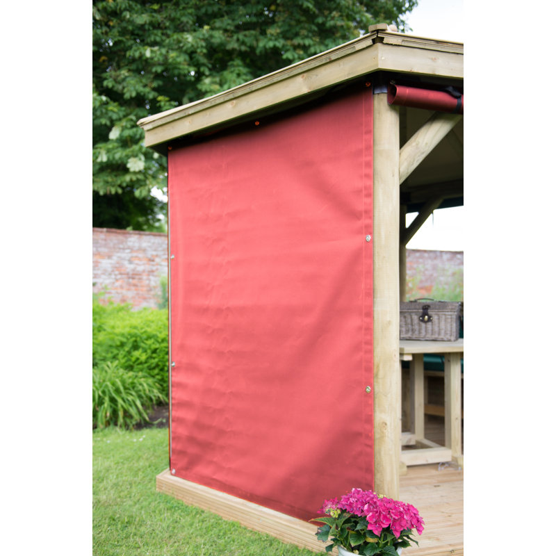 Forest Garden Fabric Curtain, Terracotta, 12cm H x 165cm W x 12cm D