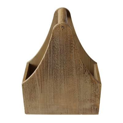 2 Bottle Wooden Wine Basket