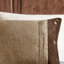 Ensemble d'édredon 7 pièces en faux suède brun-122118652-122118653