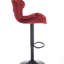 Ensemble de deux tabourets de bar de haute qualité avec repose-pieds en poudre, base pivotante et levage mécanique réglable en hauteur pour une utilisation polyvalente