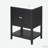 24" Solid Wood Frame Bathroom Vanity Ceramic Sink