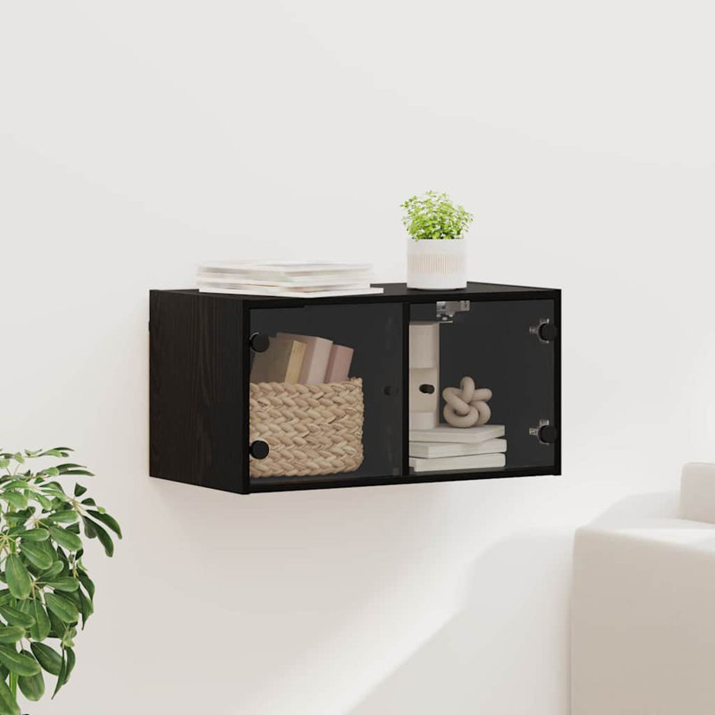 Bathroom Cabinet, Black Oak