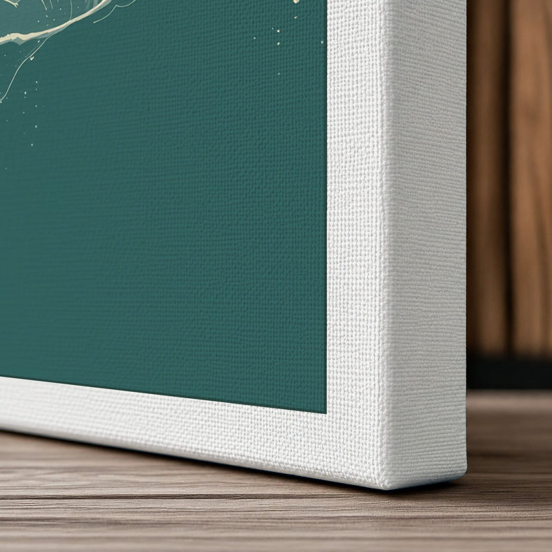 Seal in Waves Coastal - Wrapped Canvas, 18x12 - 45.7 x 30.5 cm, White Border