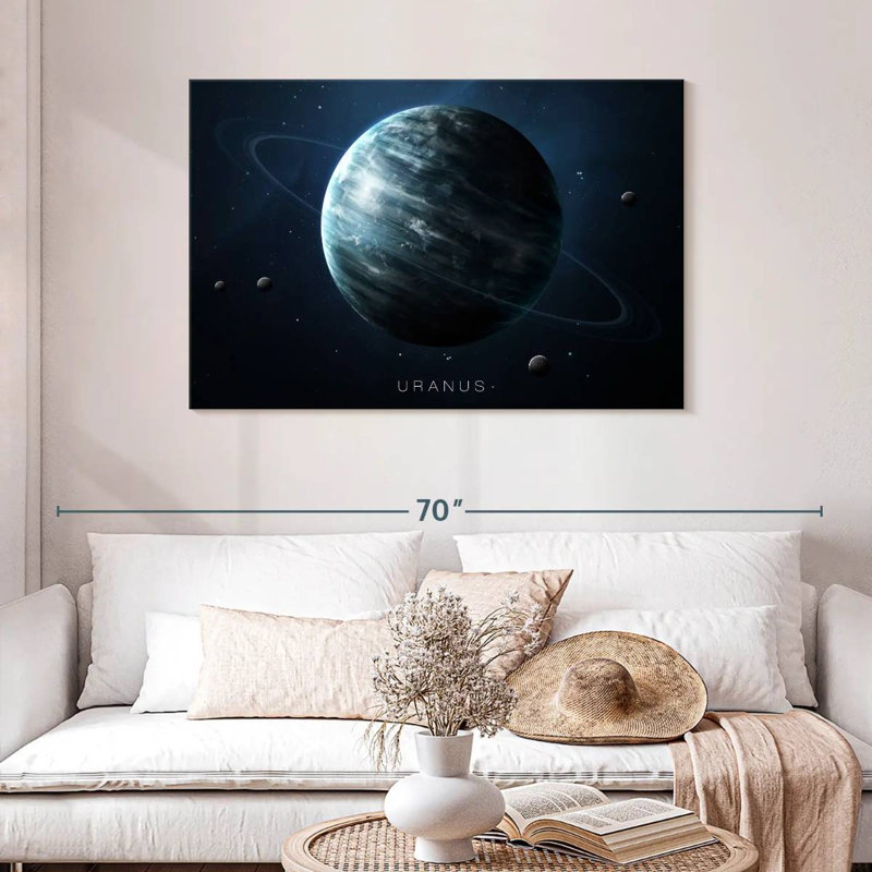 Oberle Planet Uranus, 30" H x 45" W