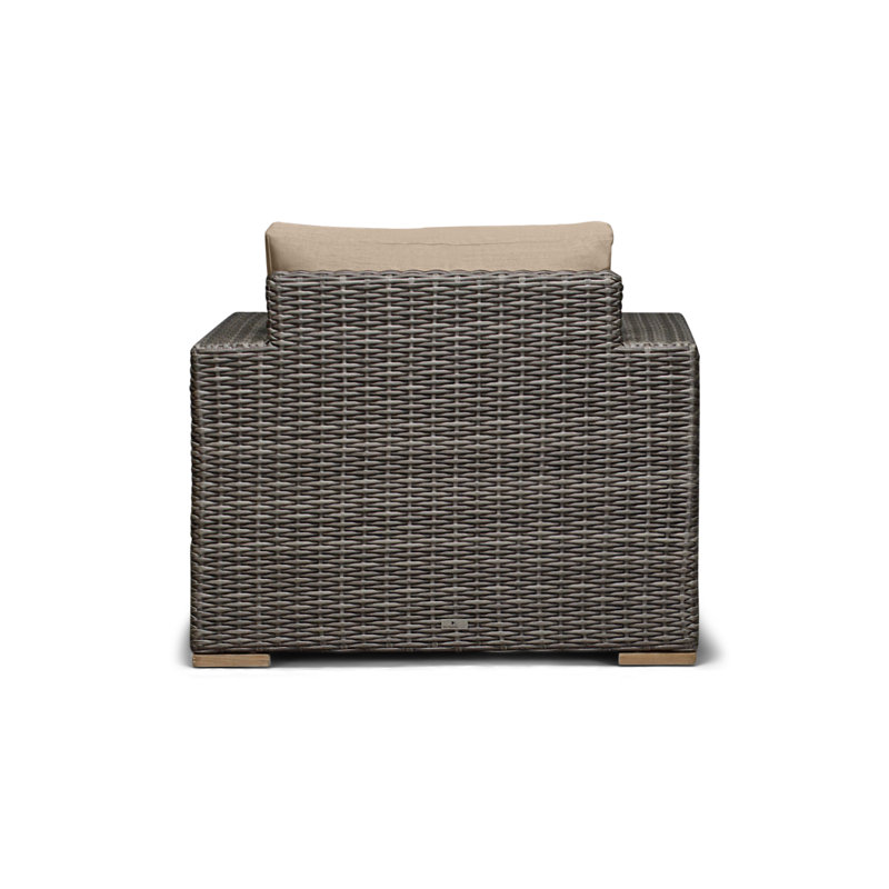 Dune Outdoor Lounge Chair, Canvas Heather Beige Sunbrella® Canvas