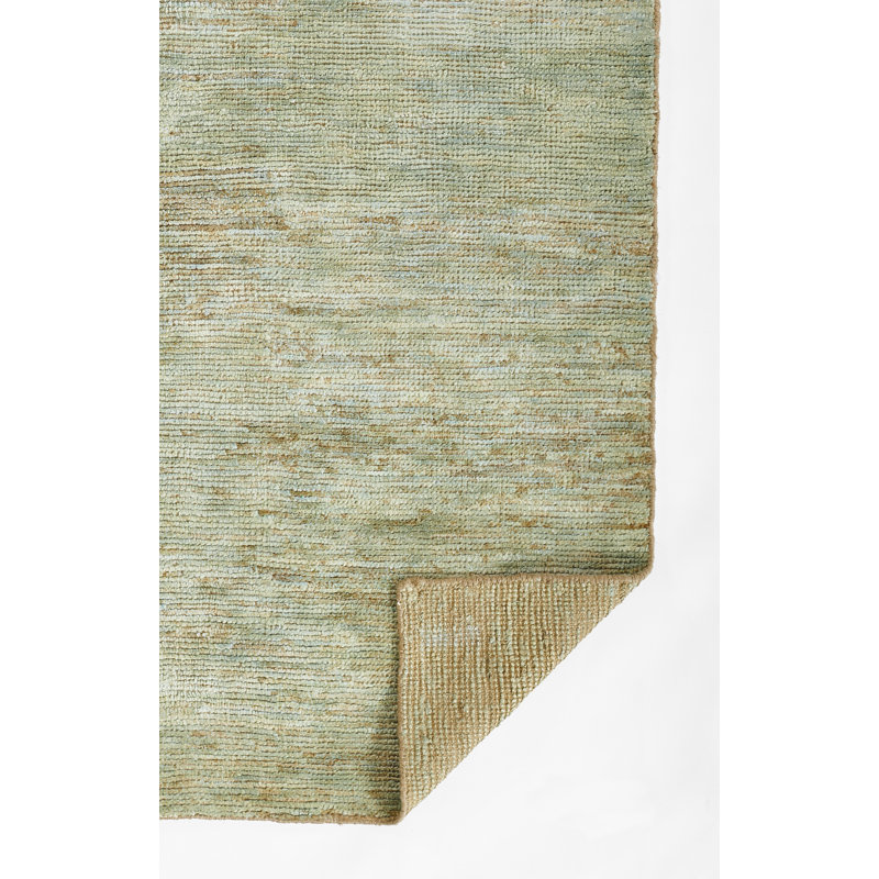 Sarina Abstract Area Rug in Green, Rectangle 8' x 10'