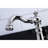 Kingston Brass American Classic Two-Handle 3-Hole Deck Mount Widespread Bathroom Faucet with Pop-Up Drain-38540358