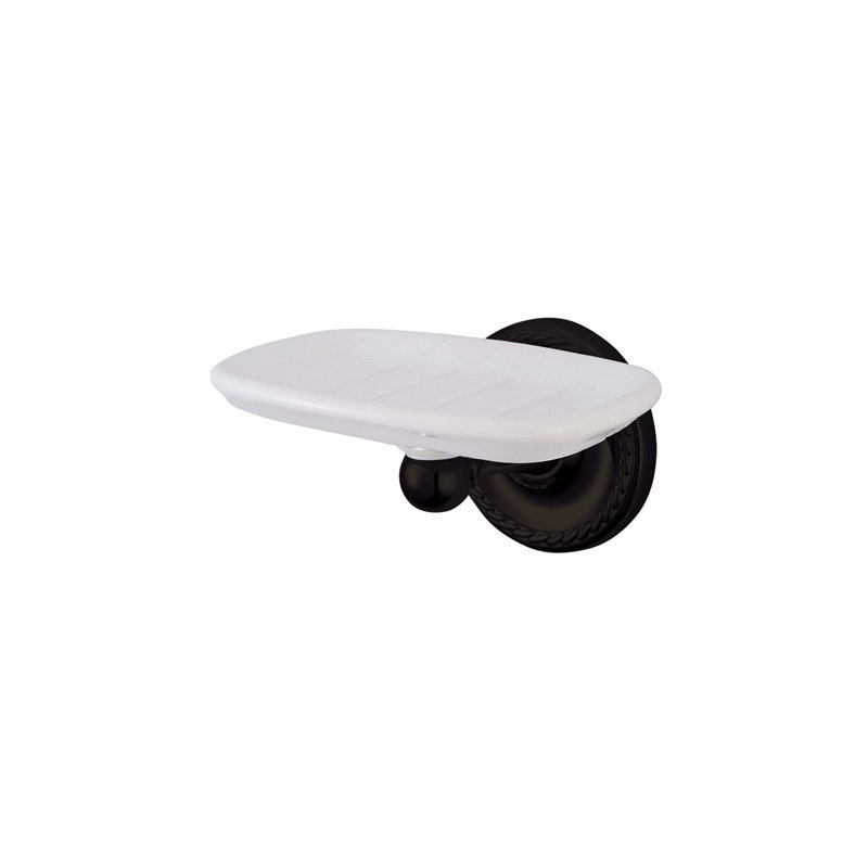 Laurel Soap Dish, Oil Rub Bronze
