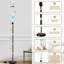 Lampe sur pied colorée étoile de mer moderne bleu clair à intensité variable avec télécommande interrupteur au pied ampoule abat-jour grand poteau d'angle pour salon chambre bureau