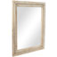 Miroir mural brun en bois délavé avec perles, 30 po x 1 po x 36 po-1023625041-1023625053