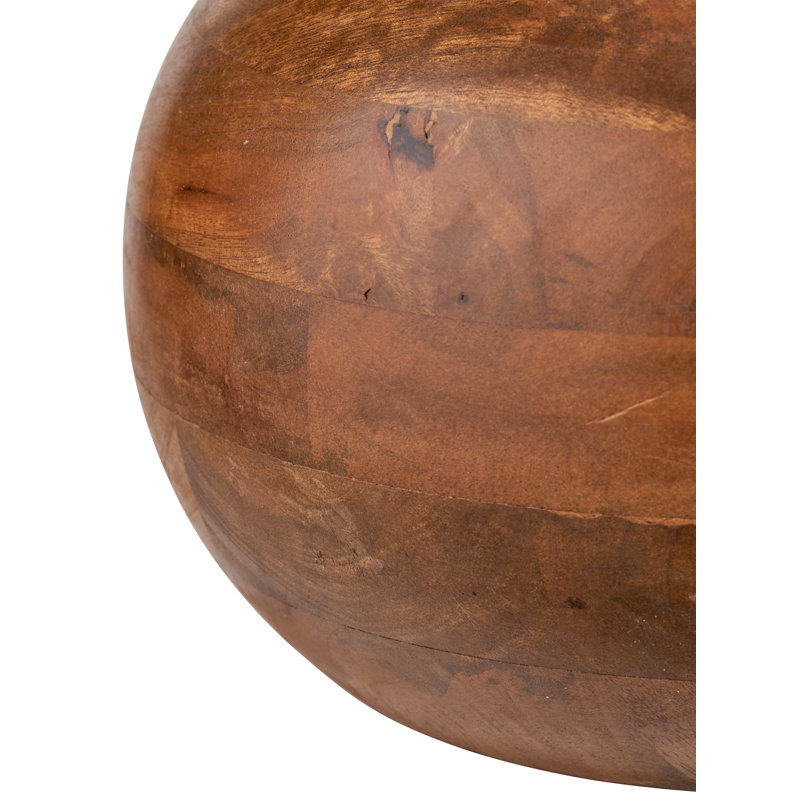 Kiah Wood Table Lamp, Brown
