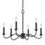 Lustre empire 6 lumières façon bougie Tierney