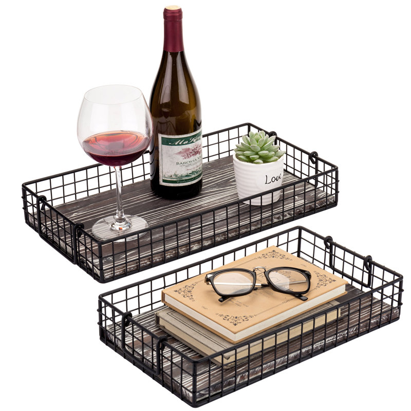 Adriyanna Metal Tray - Set of 2